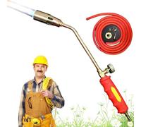 Protectivemethod Torch Weed Burner Kit, New Propane Torch Weed Burner Kit, Adjustable Flame Torch for Outdoor Weed Control, for Weeding, Roof Asphalt, Ice Snow (Single Switch,50mm)