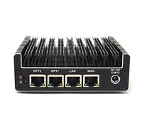 Protectli Vault FW4B - 4 Puertos, Firewall Micro Appliance/Mini PC - Intel Quad Core (Celeron J3160), AES-NI, Barebone