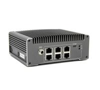 Protectli Vault V1610-6 Puertos Micro Appliance/Mini PC - Intel N6005, 6 x 2.5G NICs, 16 GB LPDDR RAM integrada, 32 GB eMMC Integrado - Compatible con pfSense/OPNsense