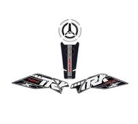 ProtectoDepósito Etiqueta engomada Kit De Pegatinas para Almohadilla Tanque Combustible para Motocicleta para TRK 702X TRK702X 2023