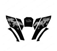 ProtectoDepósito Etiqueta engomada Pegatinas Laterales para Moto para 450MT 450 MT 2024 Protector Calcomanías para Tanque Combustible Almohadilla Tracción Juegos Decoración