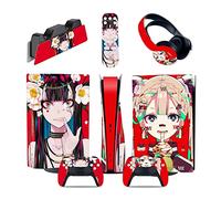 Protector 57555 Para PS5 Consola Disc Edition & Digital Pegatina Vinilo Calcomanía Cubierta Para Ps5 Mando & Estación Carga & Auriculares & Multimedia Sin Residuos(Digital Edition)