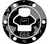 Protector adhesivo resinado para tapón del depósito compatible con R1200GS R1150GS ADV F650GS F650CS R1200RT R1150RT R1100RT R850RT R1150R R1100R R850R K1200GT K1200R HP2 Enduro Megamoto