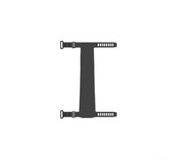 Protector ajustable de nailon para tija de sillín de bicicleta para suspensión de viaje de 40 a 175 mm con ajuste flexible para ciclismo de montaña y carretera, color negro (M(100-125)
