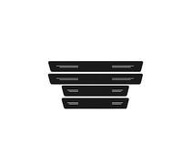 Protector Alféizar Puerta Coche Pegatinas Umbral Parachoques Maletero Trasero para Toyota para Land Cruiser para Prado 2022 2020 2019 2018 2017 IENQBVL(4 Piezas)