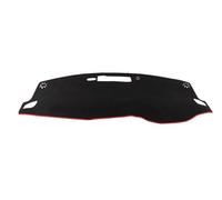 Protector Alfombra Salpicadero Cubierta para Nissan X-Trail T33 2021-2024 Alfombrilla Salpicadero Almohadilla Antideslizante Accesorios Salpicadero(A-RHD-Red Side)