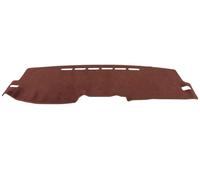 Protector Alfombra Salpicadero Cubierta para Toyota para Corolla E140 E150 2006-2013 Parasol Salpicadero Coche Alfombrilla Antideslizante Accesorio(B Brown LHD)