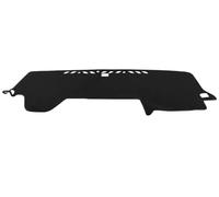 Protector Alfombra Salpicadero Cubierta para Toyota para Granvia para Hiace para Commuter 2019-2024 Panel Instrumentos Tipo Parasol Alfombrilla(LHD Black Side)