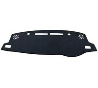 Protector Alfombra Salpicadero Cubierta para Toyota para Vios Gen 4 2019-2023 Alfombrilla Salpicadero Antideslizante Accesorios Salpicadero(B RHD Black)
