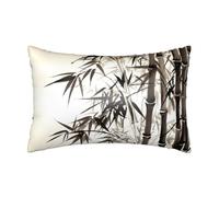 Protector Almohada Caligrafía China Confortable Protectores De Almohada Suave Fundas De Cojines para Dormitorio Exterior Sala 16"X24"