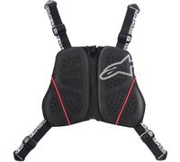 Protector Alpinestars Nucleon KR-C Negro-blanco-rojo XS/S