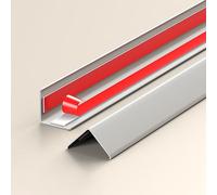 Protector angular de aluminio ultra resistente de 100 cm, 3 piezas, protector de pared adhesivo, protege las paredes de golpes y arañazos, 4,20 x 20 mm, ideal para el hogar y la oficina