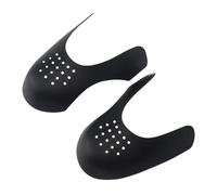 Protector Anti-Arrugas para Zapatillas - Fácil Instalación 1 Par,Conservador Flexible de la Forma del Calzado - para Coleccionistas Adolescentes Chicos Mujeres Senderismo Viajes Escuela, Negro/talla