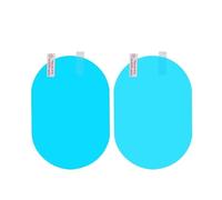 Protector Anti-Lluvia Espejo Película Protectora para Espejo Retrovisor Pegatina Ventana Lateral Antiniebla Resistente A La Lluvia Nano Coatin Transparente 2 Uds(Blue B 2PCS)