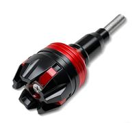 Protector anticaída para horquilla frontal, 16,5 x 5 cm, color rojo | Absorbe los golpes, protege la horquilla en caso de caída, minimiza los costes de reparación, fácil montaje directo