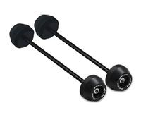 Protector Antichoque para Eje De Rueda Delantera Y Trasera De Motocicleta para MT-09 MT09 FZ09 2013-2025 Protección contra Caídas(Negro)