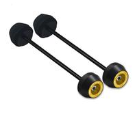 Protector Antichoque para Eje De Rueda Delantera Y Trasera De Motocicleta para MT-09 MT09 FZ09 2013-2025 Protección contra Caídas(Rojo)