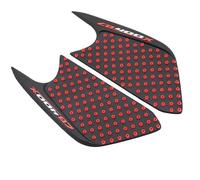 Protector Antideslizante Motocicleta Para CB400x CB400X CB 400X, Pegatina Tipo Almohadilla Para Tanque Aceite,Pegatina Lateral Tracción 3M(Red)