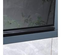 Protector antigoteo de Lluvia, Barrera de Agua para Ventanas de Goma Negra - Protector antigoteo Autoadhesivo para Puertas y Deflector de Goteo para Ventanas - 1 m (3,3 pies) x 5,5 cm Protec