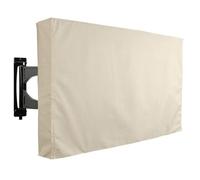 Protector Antipolvo Para Televisor Funda for TV exterior resistente a la intemperie y al polvo, color beige, de 32, 36, 40, 46, 50, 55, 60 y 65 pulgadas, for proteger la pantalla del televisor en el j