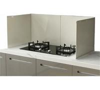 Protector antisalpicaduras antiadherente, protector de aceite plegable de acero inoxidable para cocinar grasa, ideal para uso doméstico y de camping