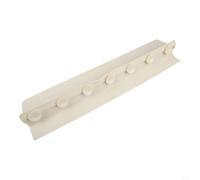 Protector antisalpicaduras de silicona para fregadero con base de ventosa | Deflector de agua para cocina y baño, antideslizante, fácil de limpiar, apto para lavavajillas, 58 x 10 x 9 cm, gris