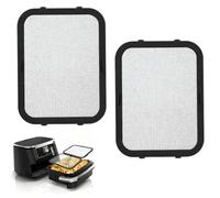 Protector antisalpicaduras magnético de acero inoxidable para freidora de aire caliente Ninja AF500EU, FlexDrawer 10,4 L, reutilizable, protección contra salpicaduras de grasa con imanes, protección