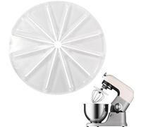 Protector Antisalpicaduras para Batidora para KitchenAid, Deflector Antisalpicaduras para Cabezal Mezclador, Protector de 14 cm para Batidora de Pie, Rascador Limpiador para Batidor de 6 Hilos