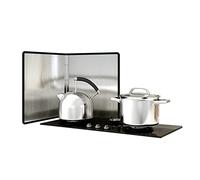 Protector Antisalpicaduras Protector Contra Salpicaduras De Estufa Plegable, Panel De Protección Contra Salpicaduras Plegable De Acero Inoxidable Para Estufa, Pared Superior, Estufa De G(Size:45*50cm)