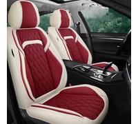 Protector asiento coche 1 Juego De Fundas Para Asientos Coche 5 Plazas Para Kadjar Para Logan 2 Para Arkana Para Kangoo Para Talisman Accesorio Interior Fundas Asientos Coche(VINO ROJO)