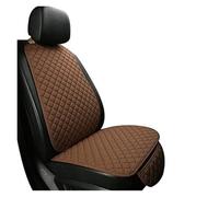 Protector asiento coche Funda protectora universal de lino para asientos coche, delantera, trasera y respaldo. Cojín verano para sedán, SUV camioneta Fundas Asientos Coche(Coffee 1 seats)