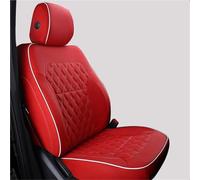 Protector Asiento Coche Fundas Asiento Coche Cuero Personalizadas Accesorios Interiores Coche Para CRV 2017-2021 Funda Asiento Coche(Rojo)