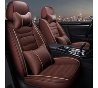 Protector Asiento Coche Fundas Asiento Coche Para VW Para Polo Para Atlas Para Jetta Para Bora Eos Para Sharan Para Variant Para Scirocco UP Accesorios Coche Funda Asiento Coche(Café,Luxury)