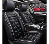 Protector Asiento Coche Fundas Cuero Asientos Coche Para Kia Para Rio Para Sportage Para Ceed Para Niro Para Stinger Para Optima Para Soul Forte Para Spectra Funda Asiento Coche(Black White,Frente)