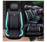 Protector Asiento Coche - Fundas de Asientos Coche Delantero Trasero - Funda Asiento Coche Resistente Acolchada,Compatible For Mercedes-Benz B-Class B180.,Black Blue