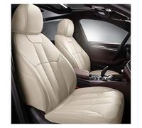 Protector asiento coche Fundas De Cuero 5 Plazas Con Cobertura Total 360° Para Asientos Coche Para A6 C7 Para Avant 2012~2016. Accesorios Interiores Fundas Asientos(Beige)