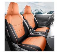 Protector asiento coche Fundas De Cuero Para Asientos De Coche Para Toyota Para RAV4 2020 2021 2022 2023 Accesorios Interiores(Naranja,5 PCS)
