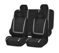 Protector asiento coche Fundas Tela Asientos Coche Para ALFA Para ROMEO Para Giulia Para Mito Para Stelvio Para Giulietta GT Funda Protectora Cojines Automóvil(9Pcs Grey)