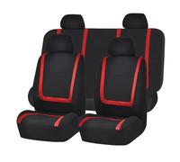 Protector asiento coche Fundas Tela Asientos Coche Para ALFA Para ROMEO Para Giulia Para Mito Para Stelvio Para Giulietta GT Funda Protectora Cojines Automóvil(9Pcs Red)
