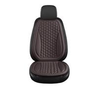 Protector asiento coche Fundas Universales Para Asientos De Coche Diseño Convexo 3D Transpirables, Duraderas Resistentes Al Sudor Accesorios Interiores Fundas Asientos Coche(Brown Front 1Set)