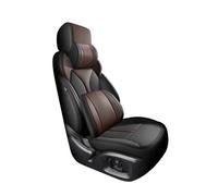 Protector Asiento Coche Juego Completo Fundas Cuero Asiento Coche Accesorios Interiores Personalizados Impermeables Para Citroen C5 Para Aircross 2020-2023 Funda Asiento Coche(BLack Brown,Deluxe)