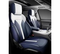 Protector Asiento Fundas De Asiento De Coche De Moda PU Para VW Para Tiguan ID4 Para Golf 8 7 6 5 4 9N Para Gol G3 G5 Para Amarok Fundas Asientos(5PCs-Blue White)