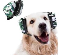 Protector auditivo que reduce el ruido, agarre cómodo y cómodo, banda elástica ajustable, equipo de mascotas fácil de llevar, protección auditiva para perros alrededor de aspiradoras, aviones