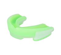 Protector bucal con funda, protección contra mordeduras y deportes de lucha, ortopédico, protector de encías, para boxeo, MMA, rugby, Muay Thai, hockey (verde y blanco)