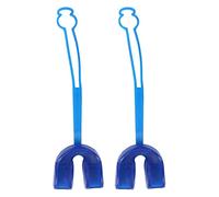 Protector Bucal de Boxeo, Protector Bucal de Choque de Goma 2 Piezas para Atletas para Hockey