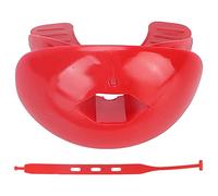 Protector Bucal de Choque, Protector Bucal de Fútbol Seguro para la Relajación de la Mandíbula para Hockey para Fútbol para Lacrosse(rojo)