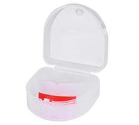Protector bucal de doble cara Adultos Dientes Protector bucal Equipo protector Lucha Deportes Taekwondo tailand¨¦s con estuche de pl¨¢ transparente