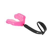 Protector Bucal Deportivo, Amortiguador de Fuerza de Impacto Protector Bucal de Choque Cubierta Protectora Integral con Tira para Baloncesto para Boxeo para Hockey para(rosado)