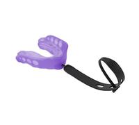 Protector Bucal Deportivo, Amortiguador de Fuerza de Impacto Protector Bucal de Choque Cubierta Protectora Integral con Tira para Baloncesto para Boxeo para Hockey para(Púrpura)