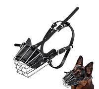 Protector bucal para perro, cesta de metal ajustable, malla de boca de perro, bozales para perros de raza grande, bozal sin mordeduras para perros, protección completa para exteriores